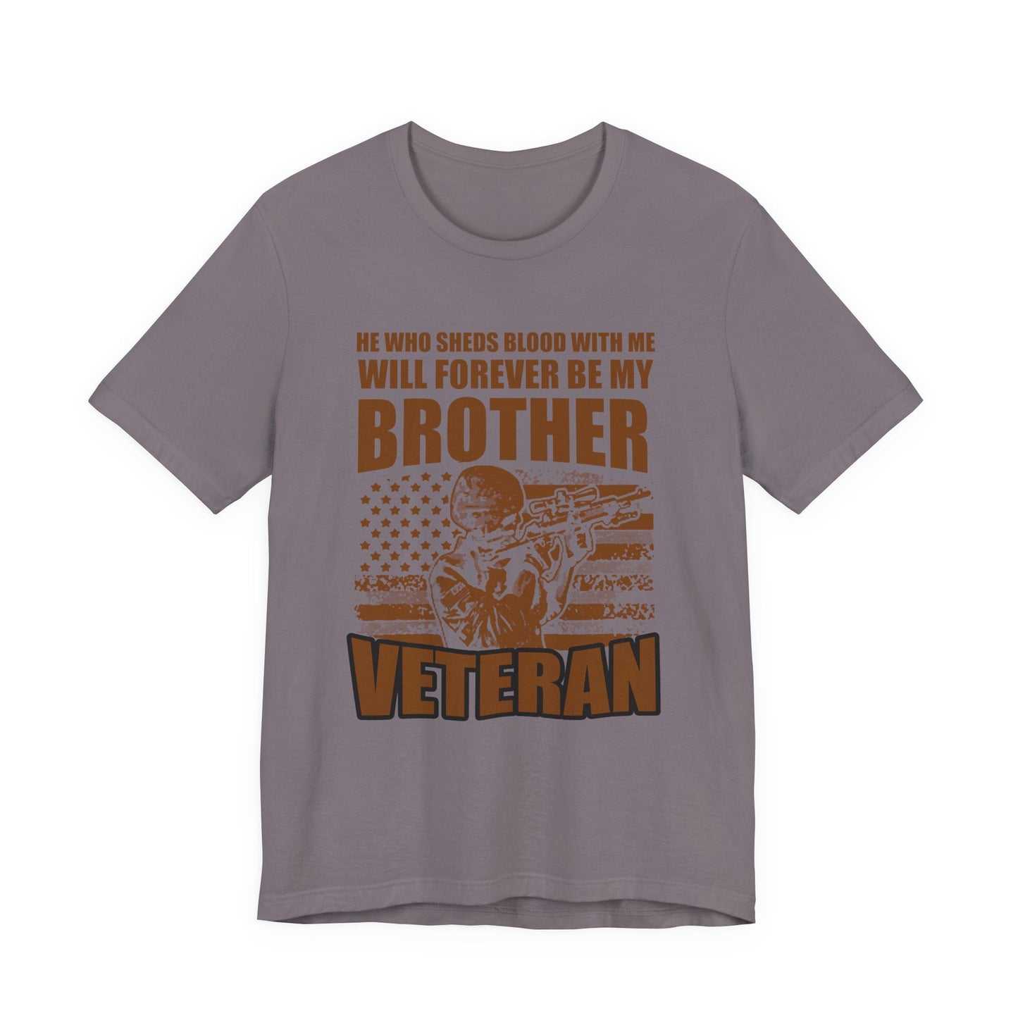 Army Veteran Patriotic Graphic Design Unisex Cotton T-Shirt v47