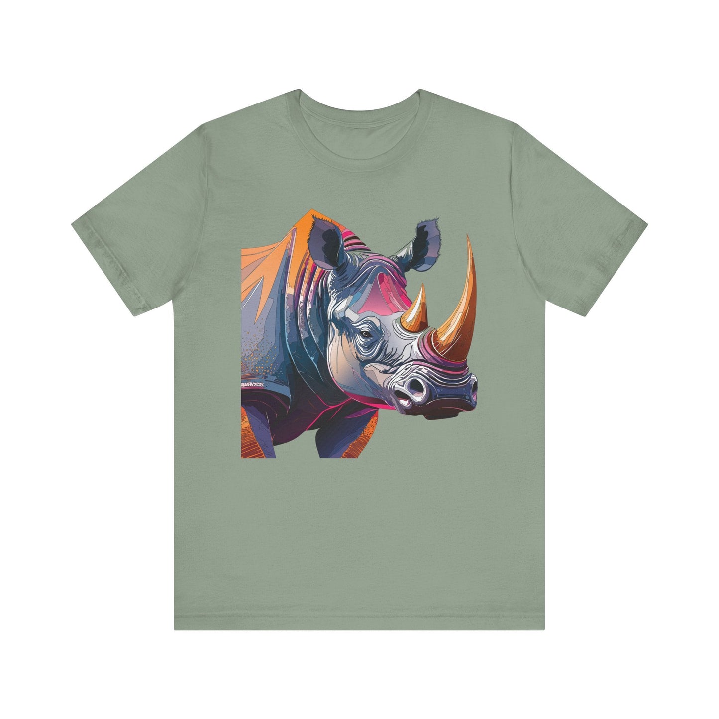 Unisex Animal Print Tee Shirt Featuring Wild Animals Art Design For Everyday Wear