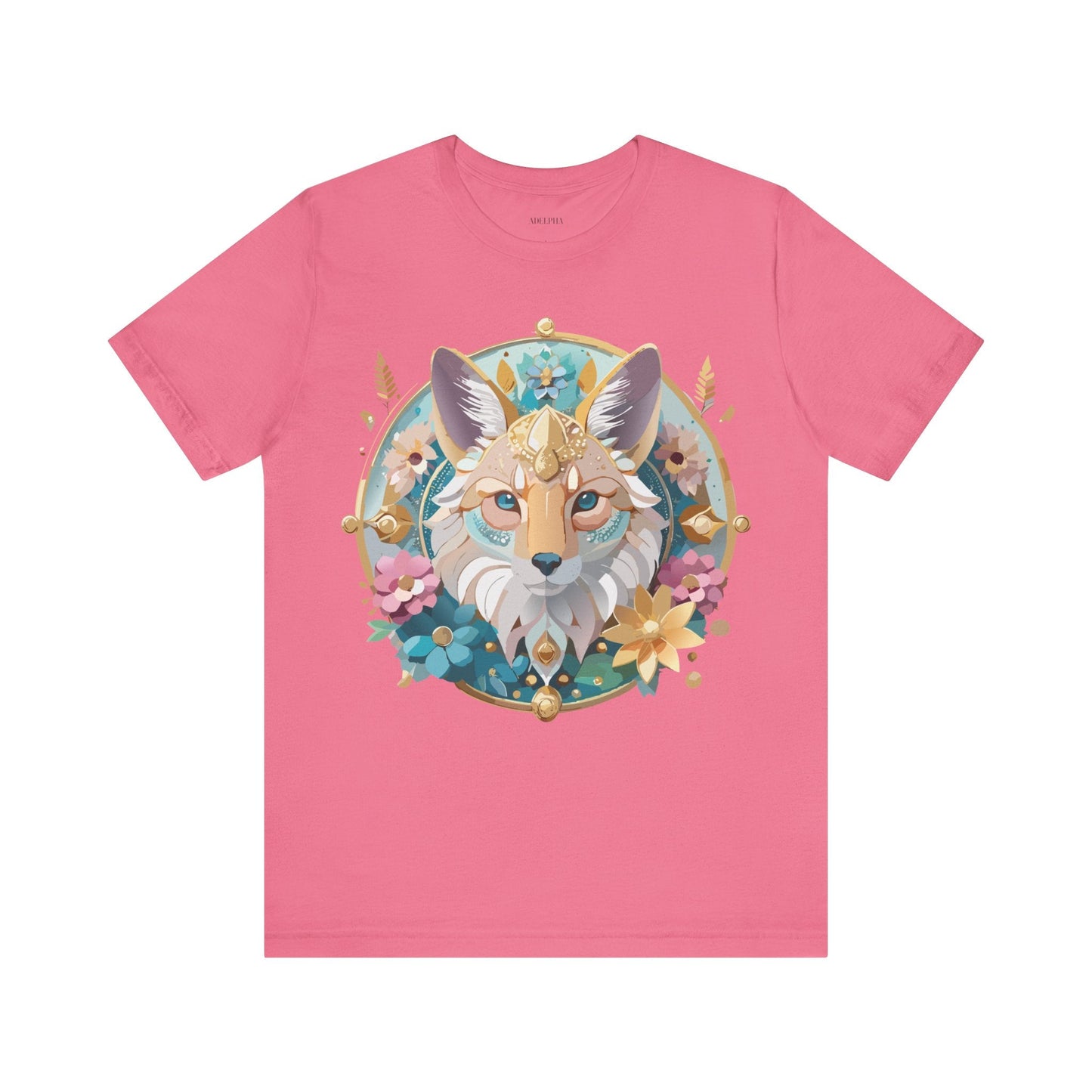 Medallion Graphic Unisex 100 Cotton Vintage Animal Medal Artwork Tee 86