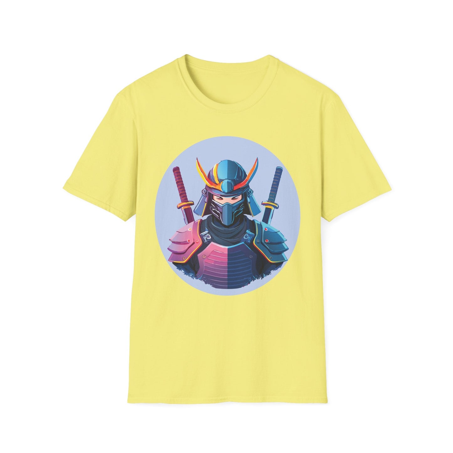 Samurai T Shirt Unisex Softstyle Gildan 64000 Breathable Cotton Tee For Everyday Wear