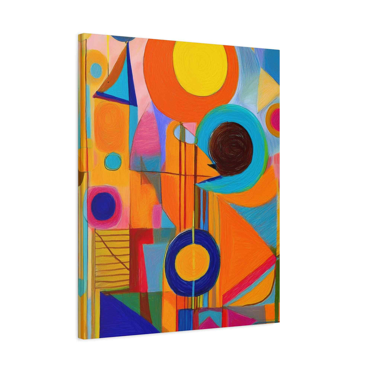 Abstract Painting Print Canvas 20x24,20x30,24x30, 24x32,24x36,30x40, 32x48,36x48,40x60 Pine-Wood Inner Frame ABS-12
