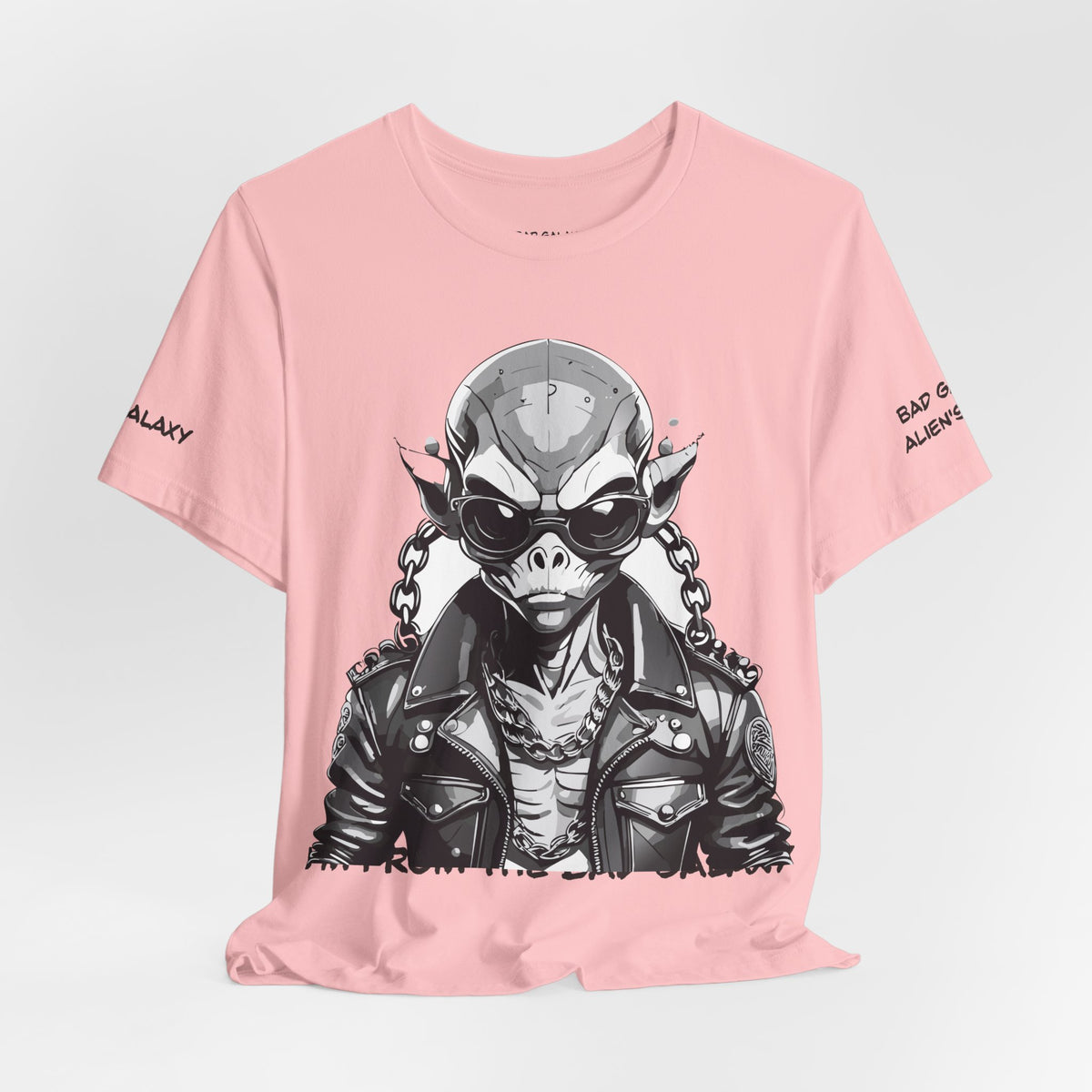 Alien Graphic Unisex Cotton Bella+Canvas Tee with Art Design b52