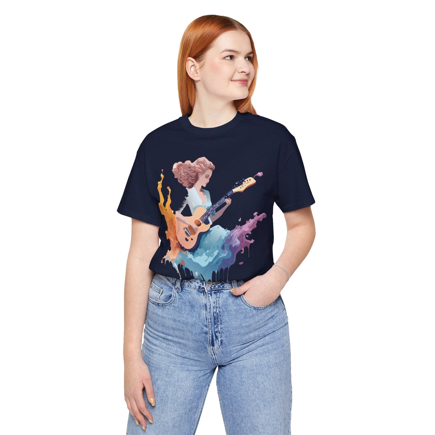 Adelpha Music Graphic Tee Unisex Vintage Inspired Art Design Short Sleeve T Shirt