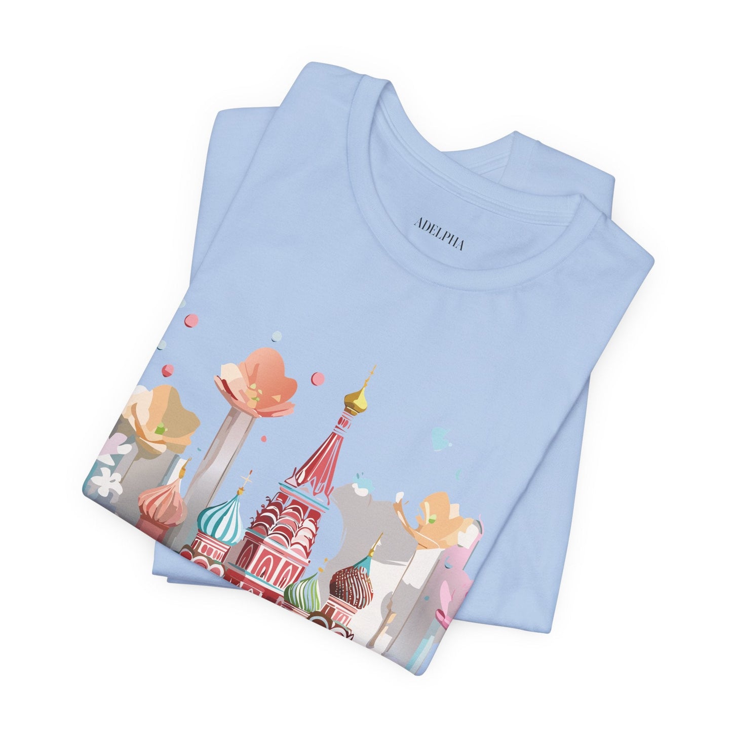 Unisex Graphic Tee From Adelpha Moscow Themed Tourist Shirt Vintage Inspired Art