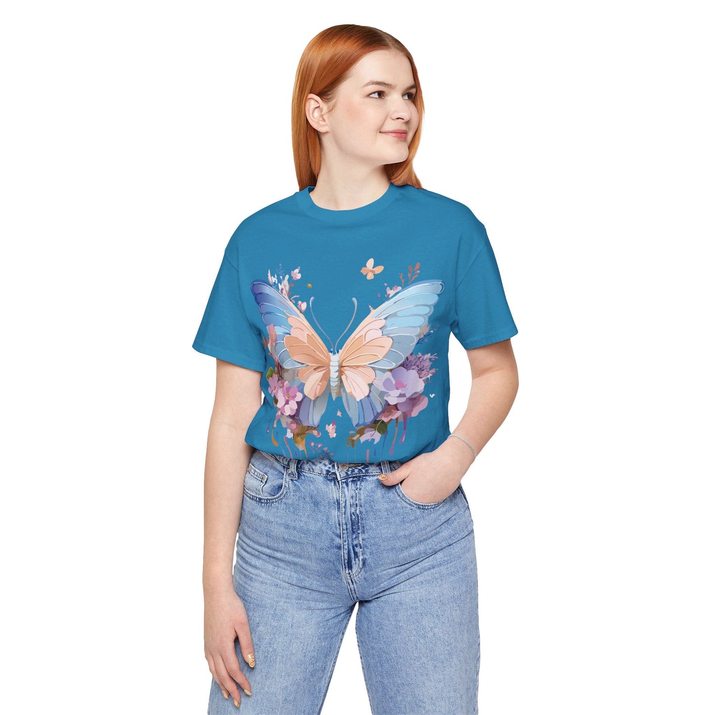 Butterfly Graphic Tee By Adelpha Unisex Short Sleeve Shirt Art Design