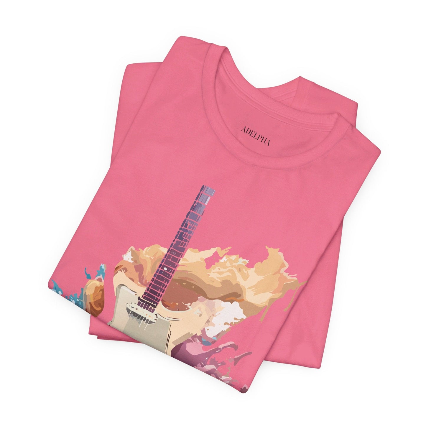Adelpha Graphic Music T Shirt Unisex Vintage Inspired Art Tee With Original Artwork