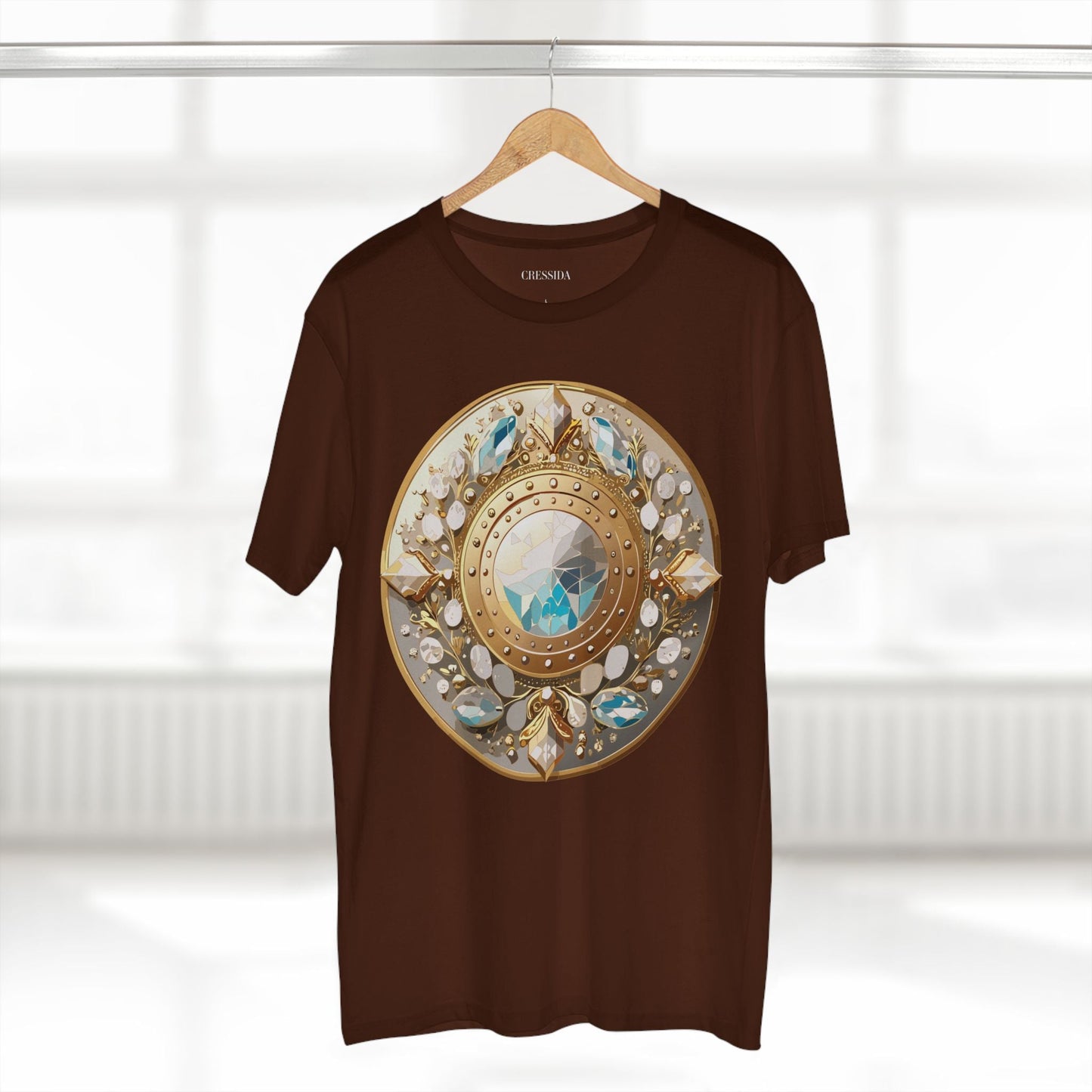Medallion Graphic T-Shirt Unisex 100 Cotton With Gold Art Design Medal Tee 19