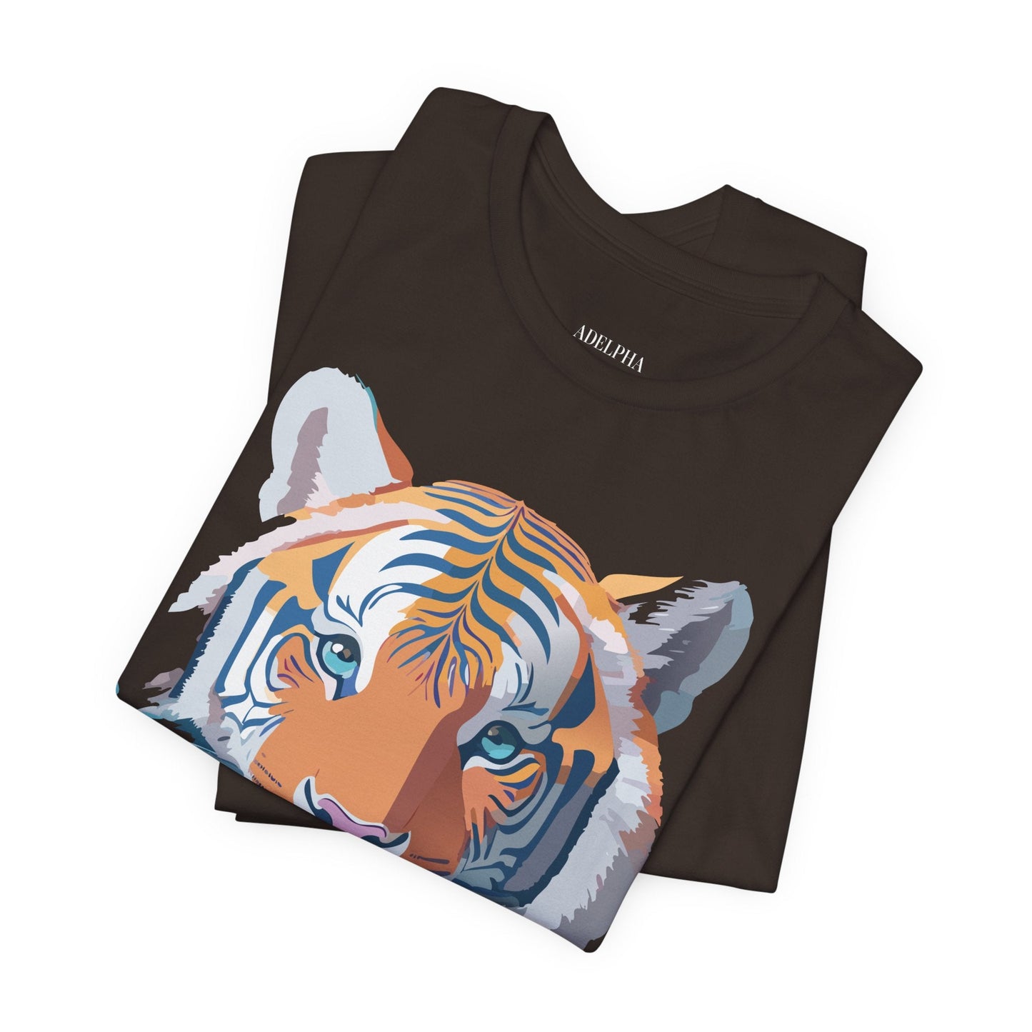 Tiger Graphic Tee Unisex Jersey Short Sleeve Vintage Inspired Artwork Adelpha Art Design