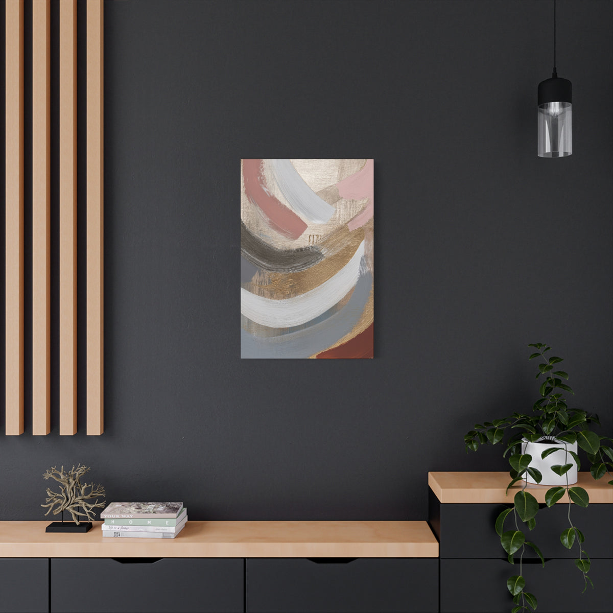 Abstract Pastel Painting Print Canvas 20x24,20x30,24x30 24x32,24x36,30x40 32x48,36x48,40x60 Pine-Wood Inner Frame ABS-90