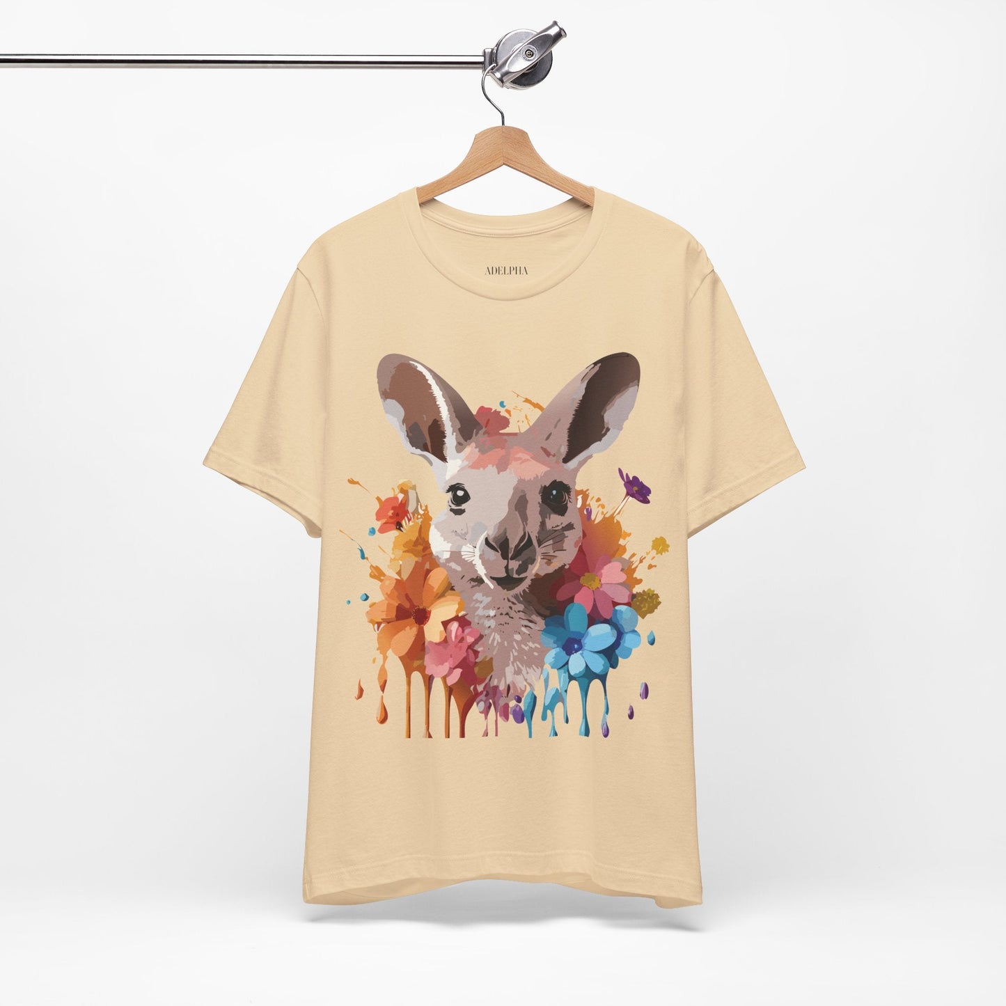 Kangaroo Graphic T Shirt Unisex Adelpha Art Design Tee Vintage Inspired Artwork For Everyday Style