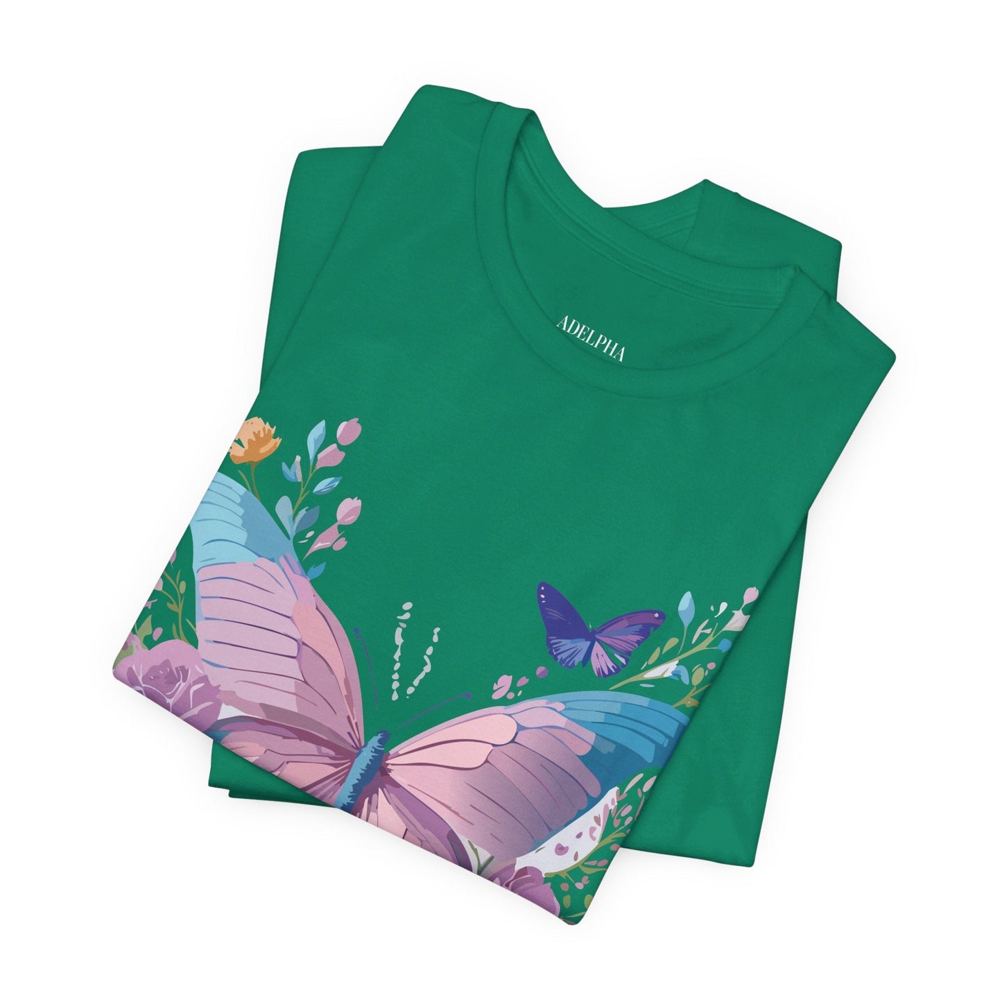 Adelpha Unisex Graphic Tee With Vintage Inspired Artwork Short Sleeve