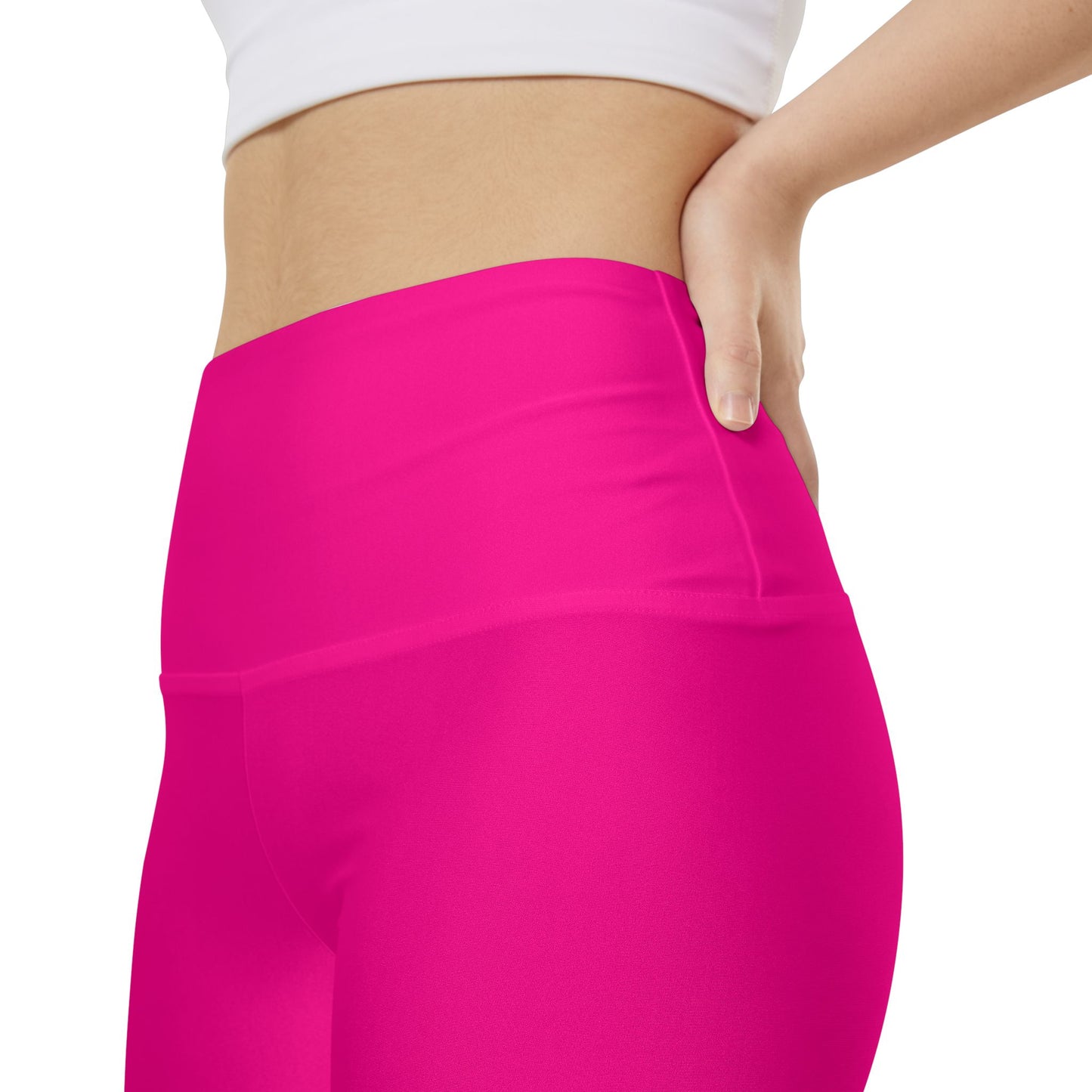 Barbie Pink Women's Workout Shorts — Solid High-Waist Biker Shorts for Exercise & Everyday Wear