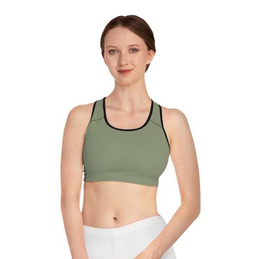 Green Color Sports Bra, Green Sports Bra 2