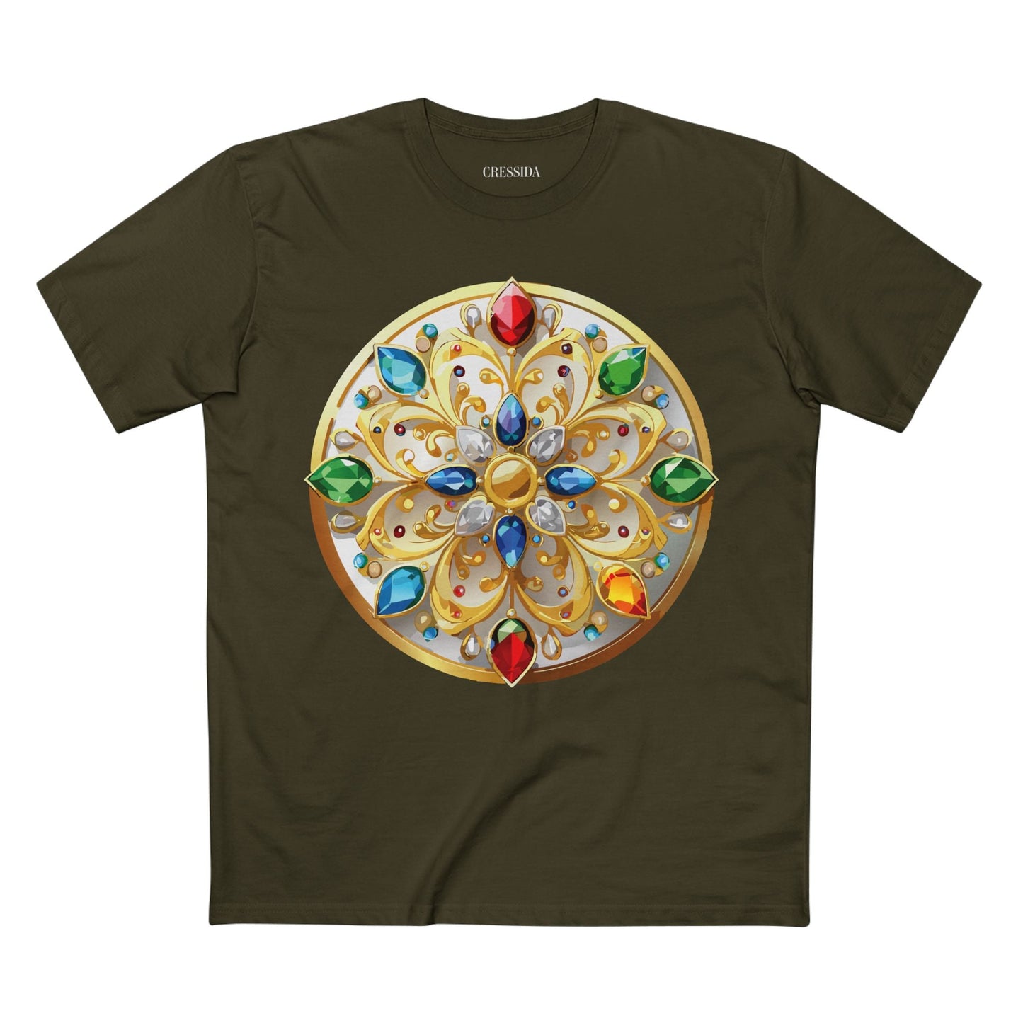 Medallion Graphic T-Shirt Unisex 100 Cotton With Gold Art Design Medal Tee 3
