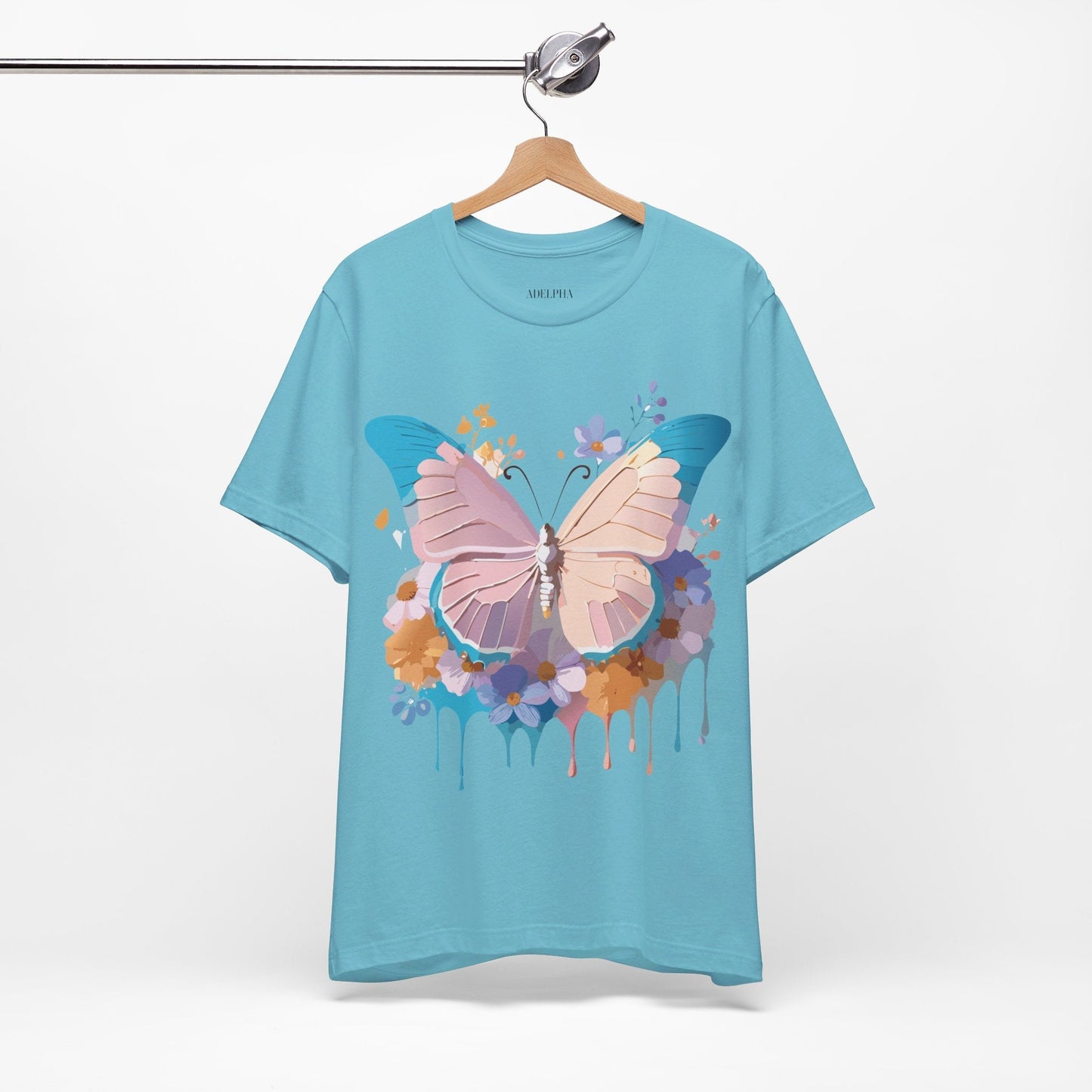 Butterfly Graphic Tee Vintage Inspired Adelpha Unisex Jersey Short Sleeve