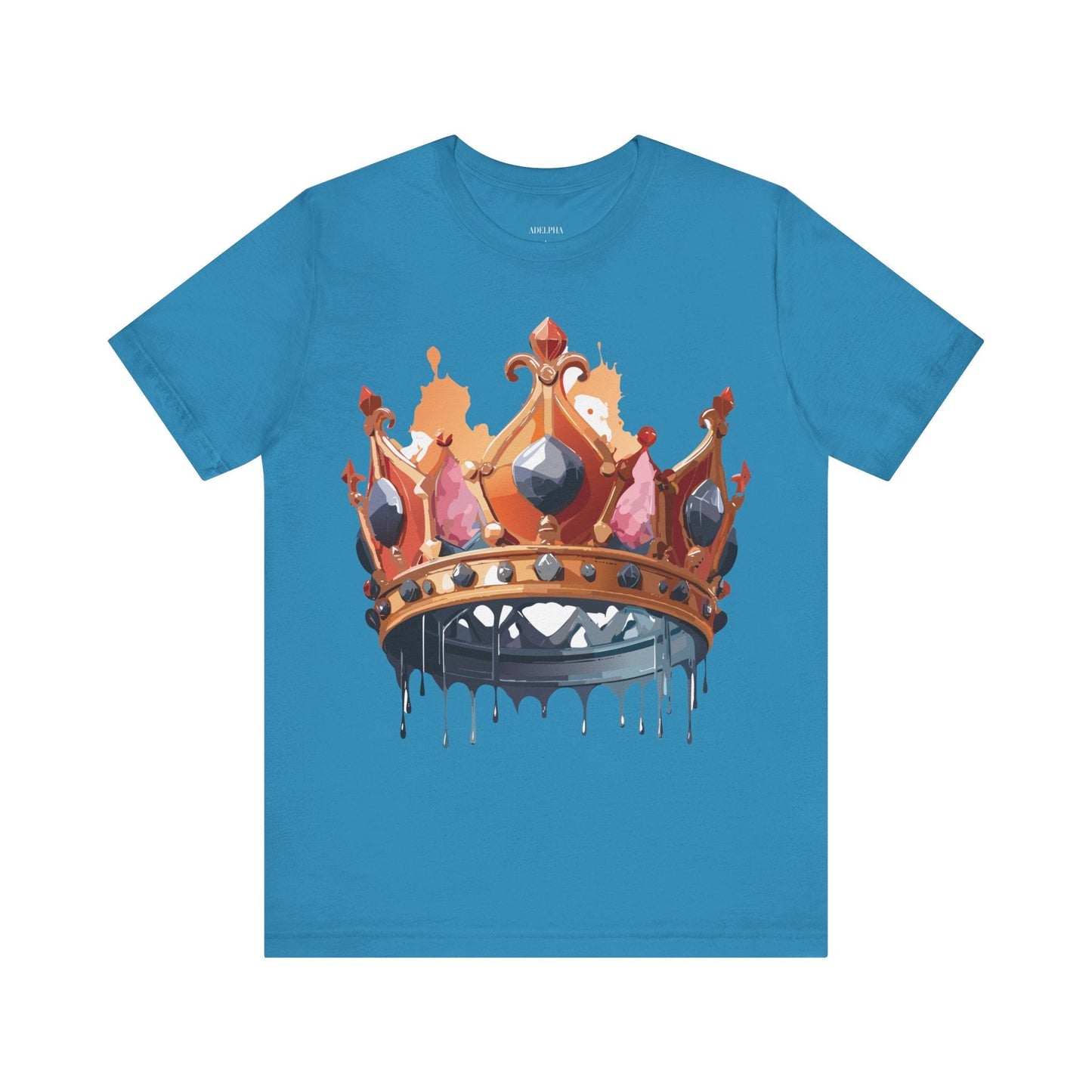 Adelpha Crown Graphic Tee Unisex Jersey Short Sleeve Art Design Vintage Inspired Shirt