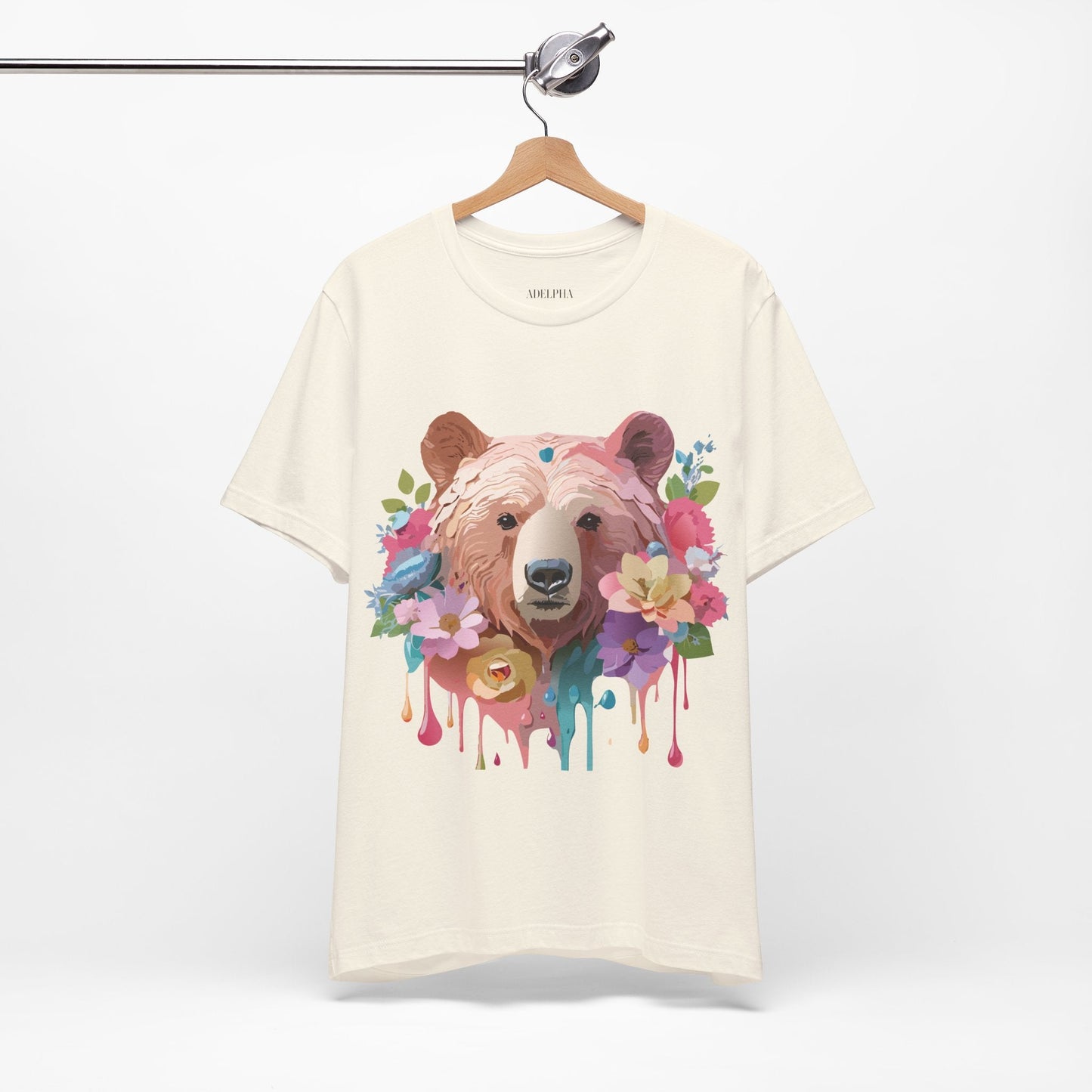 Bear Shirt Graphic Tee Unisex Jersey Short Sleeve Vintage Inspired Adelpha