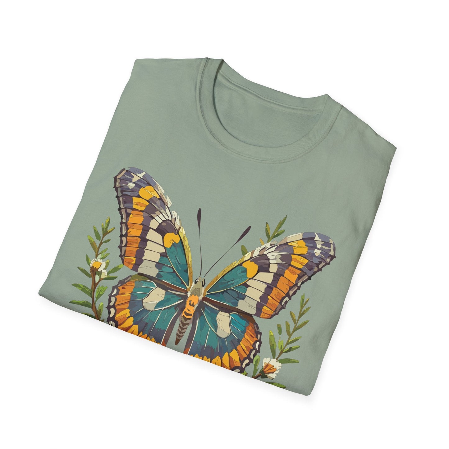 Monarch Butterfly Shirt Unisex T Shirt Softstyle 100 Percent Ring Spun Cotton Comfort