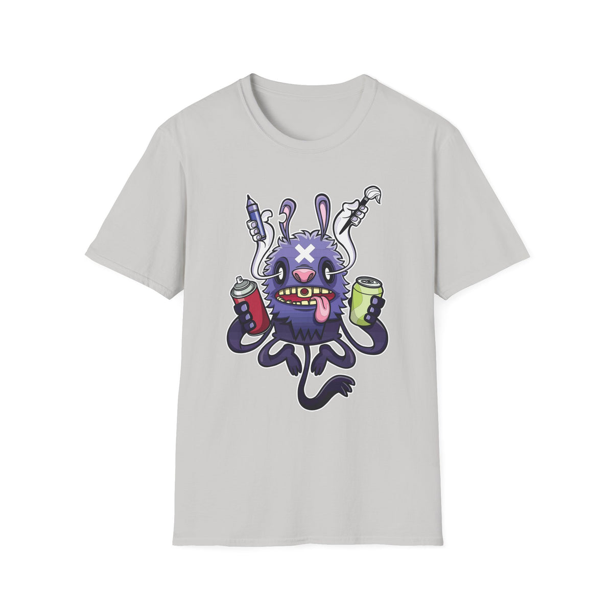 Funny Cartoon Animation Graphic Tee Gildan Unisex 100 Cotton Tee Shirt - 70