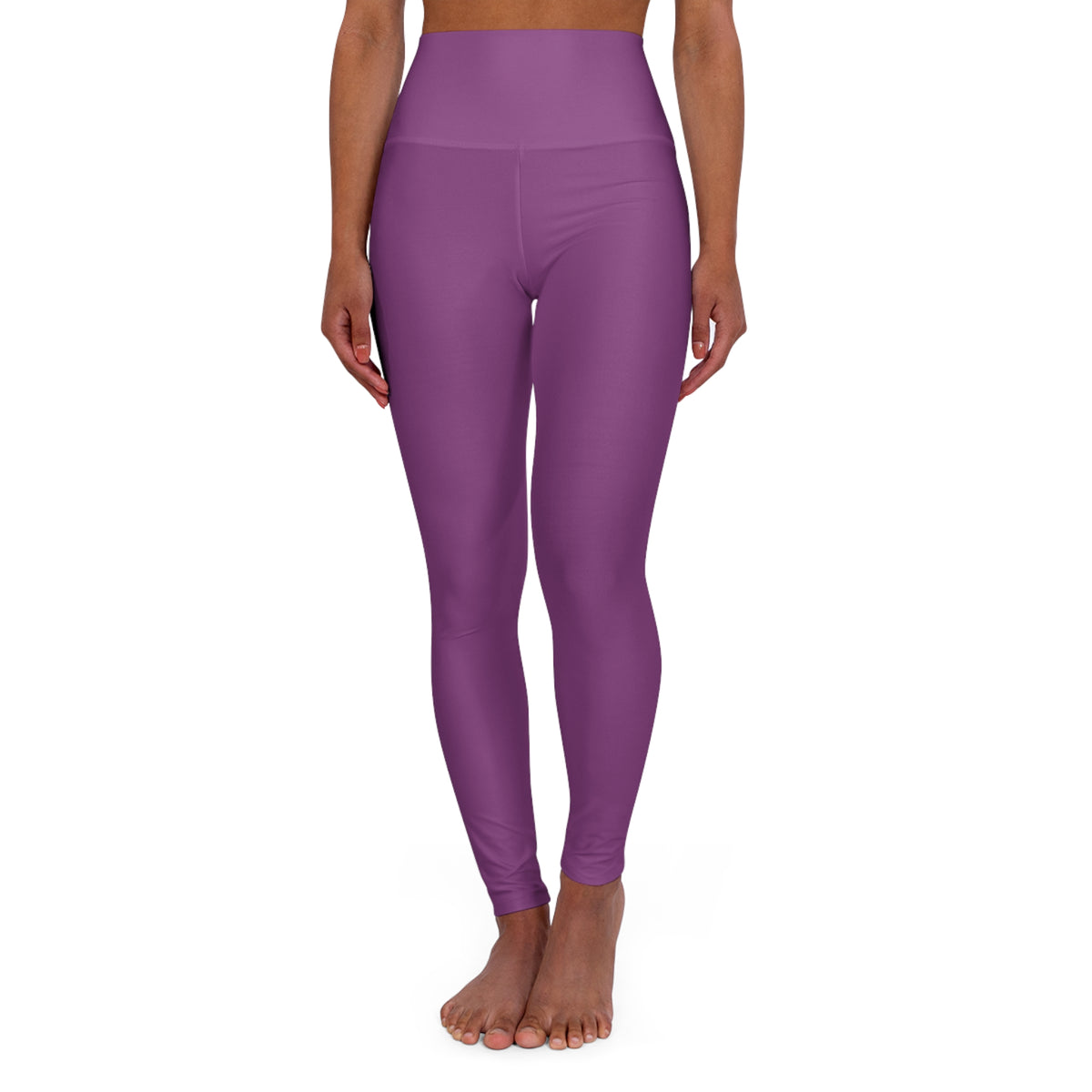 Grape Soda Bordo Color High-Waist Yoga Leggings Women's Seamless Poly-Span Stretchy Pants XS-2XL