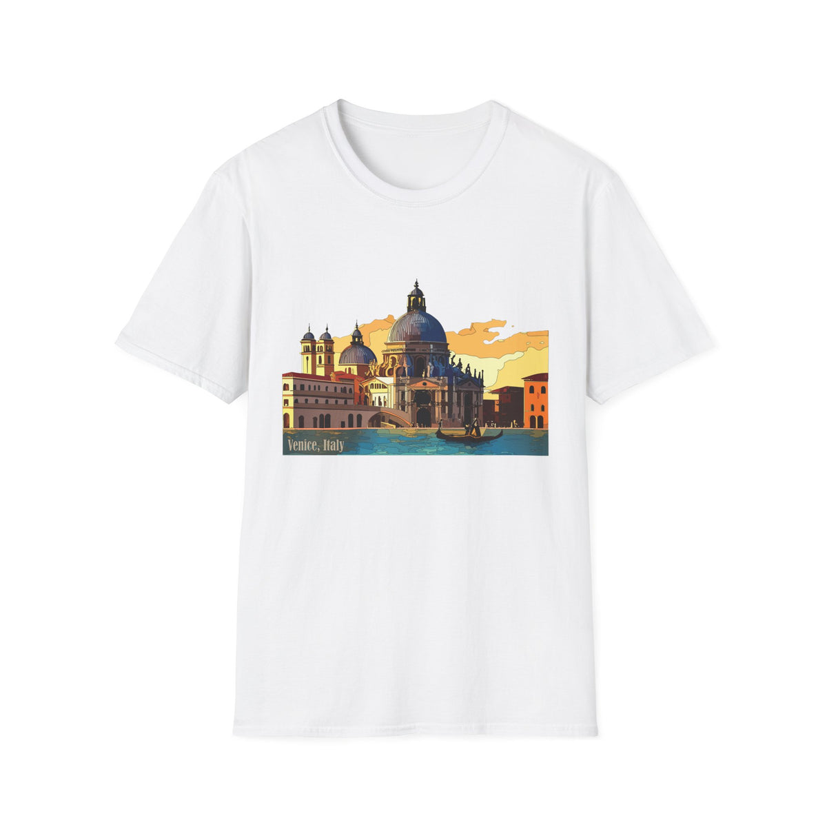 Venice Sunset Basilica T-Shirt | Italian Cityscape Tee