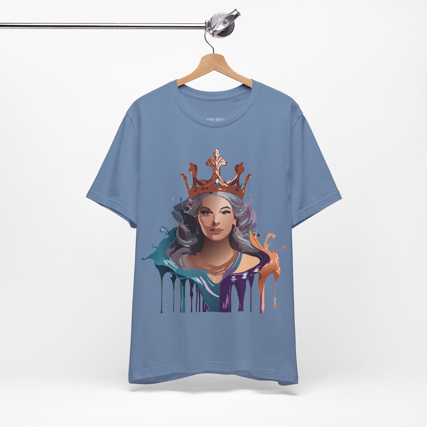 Queen Graphic Tee By Adelpha Art Design Unisex Short Sleeve Vintage Inspired Shirt