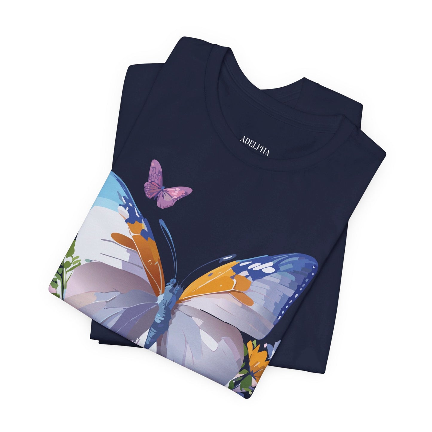 Adelpha Butterfly Graphic Tee Vintage Inspired Unisex Short Sleeve Shirt
