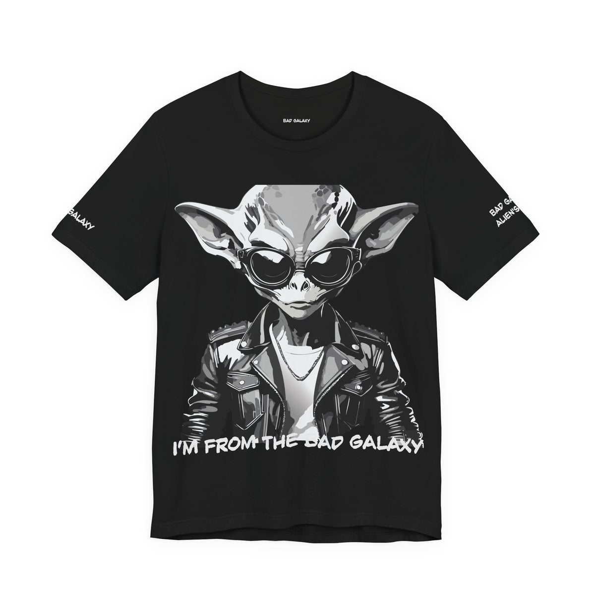 Alien Graphic Unisex Cotton Bella+Canvas Tee with Art Design b75