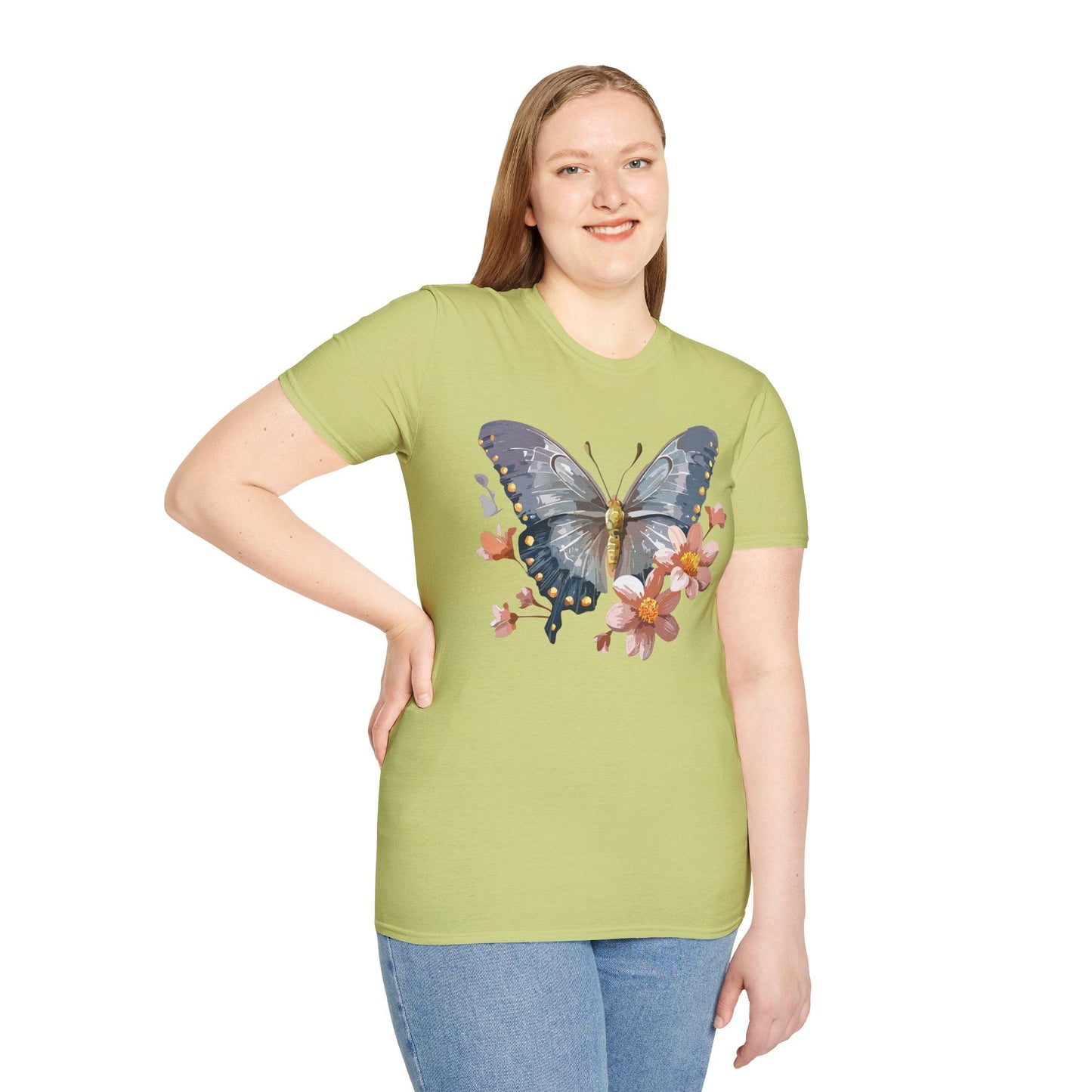 Butterfly Shirt Unisex T Shirt Monarch Butterfly Softstyle Tee Gildan 64000 Breathable Everyday Wear