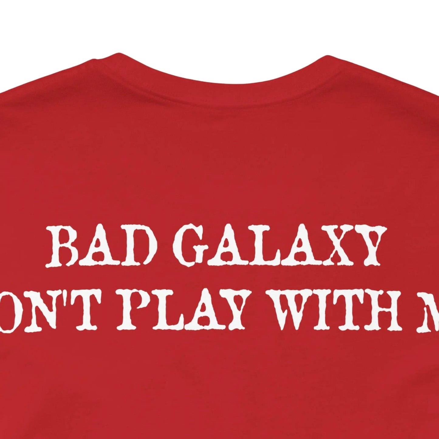 Bad Galaxy Skull T Shirt Made To Order 100 Percent Cotton Eco Friendly Inks USA Designed