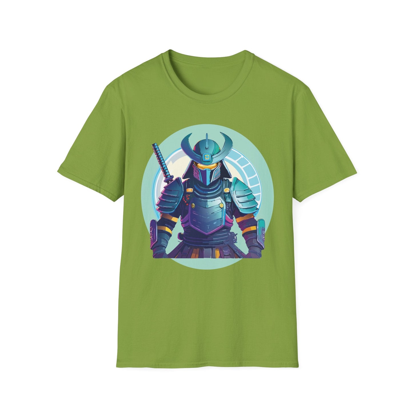 Samurai T Shirt Unisex Softstyle Tee Gildan 64000 Lightweight Ring Spun Cotton Everyday Comfort