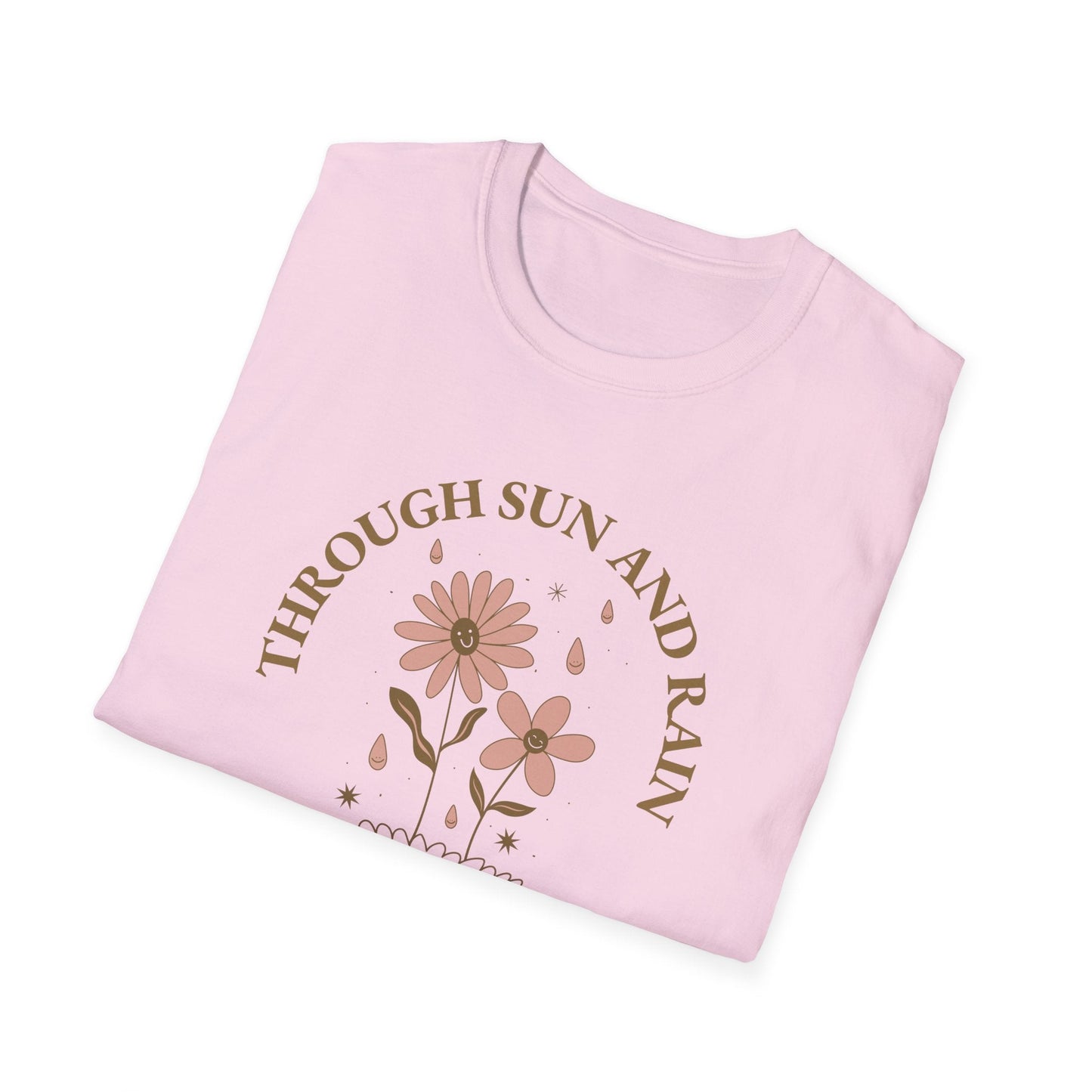 Positive Slogan T Shirt For Everyday Motivation Unisex Tee With Positive Words And Good Quotes Gildan Softstyle 64000