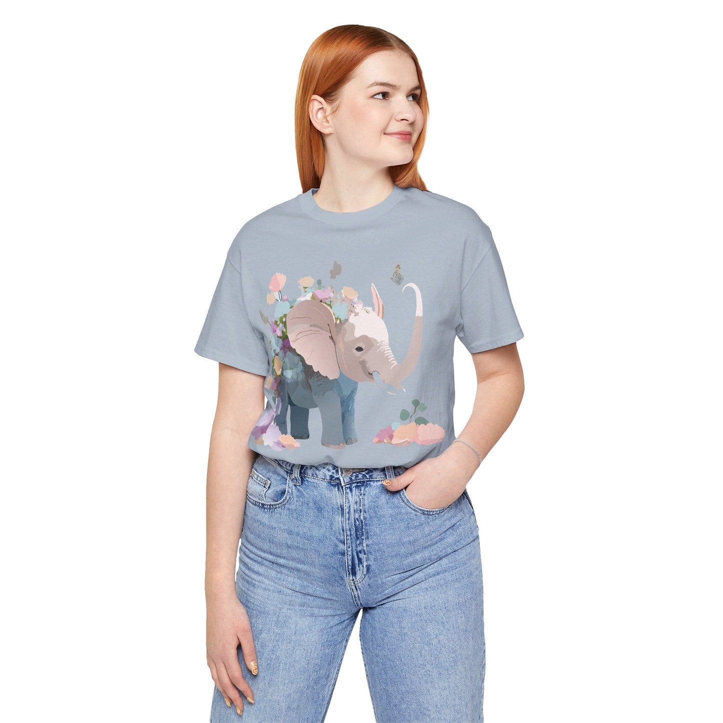 Elephant Graphic Tee Unisex Jersey Short Sleeve Art Design Adelpha Premium Vintage Inspired