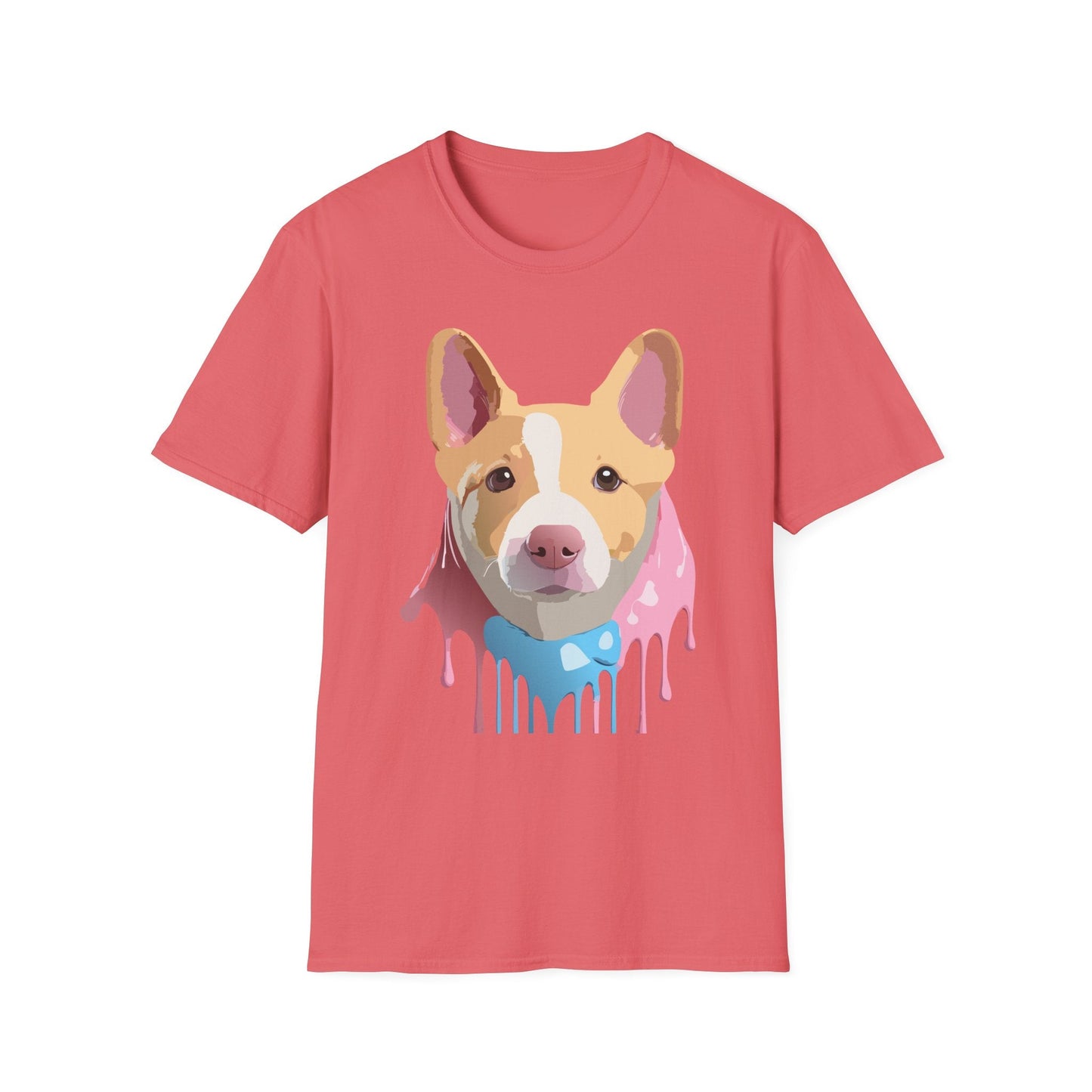 Dog Shirt Unisex Animal Print Tee Cotton T Shirt For Pet Lovers