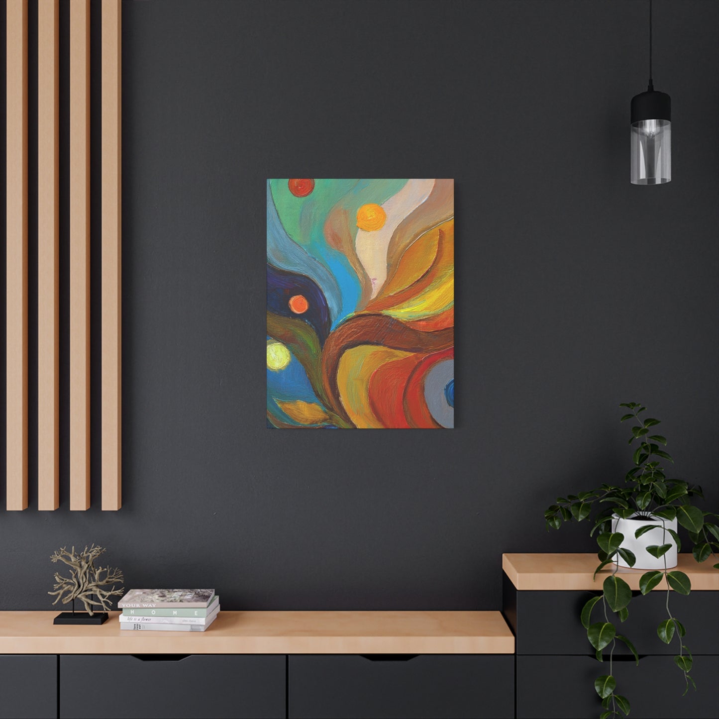 Abstract Oil Painting Print Canvas 20x24,20x30,24x30 24x32,24x36,30x40 32x48,36x48,40x60 Pine-Wood Inner Frame ABS-91