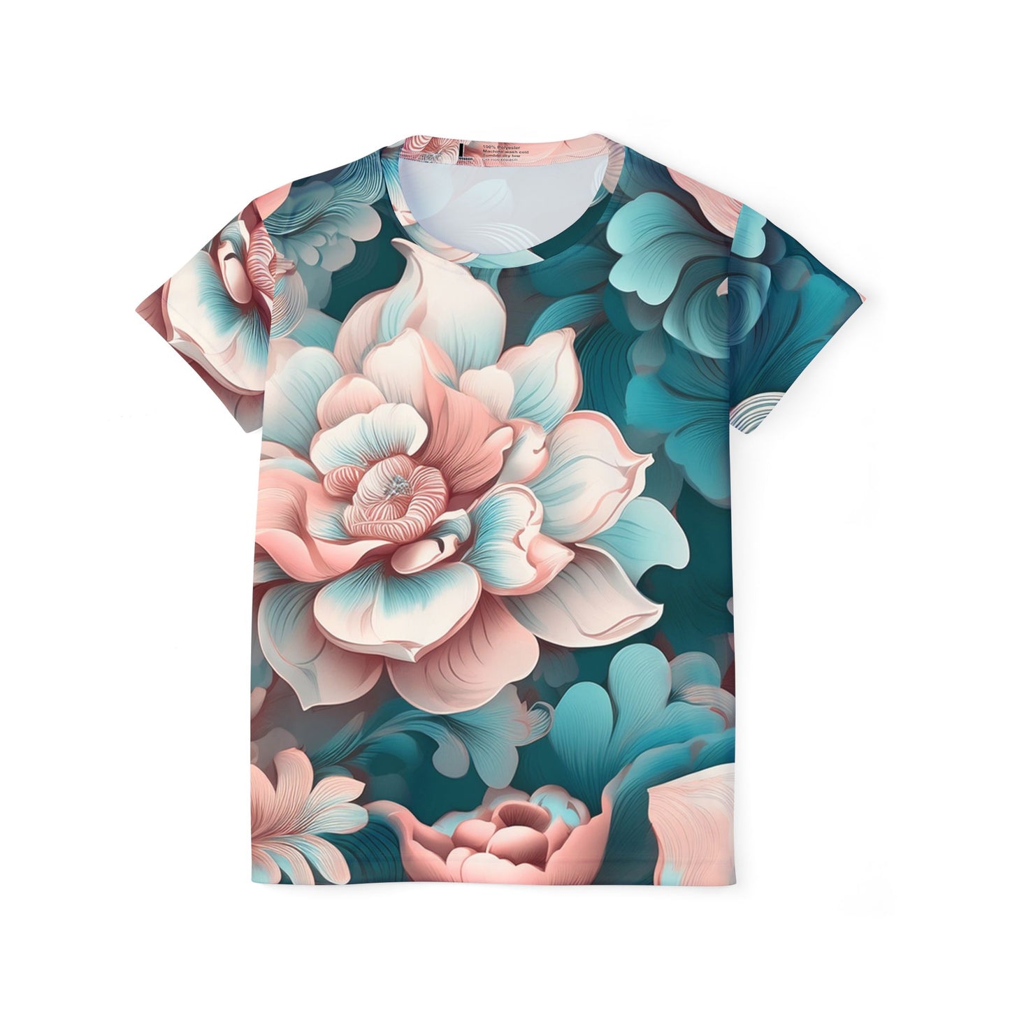 Women Poly Shirt with Floral Print F306