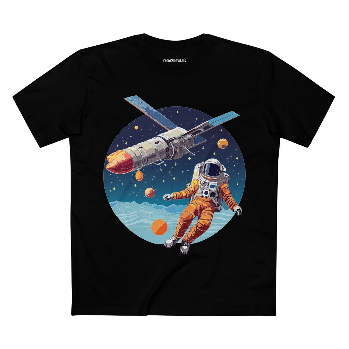 Cosmos Astronaut Graphic Tee Staple Unisex 100 Cotton Tee Shirt - CS-5