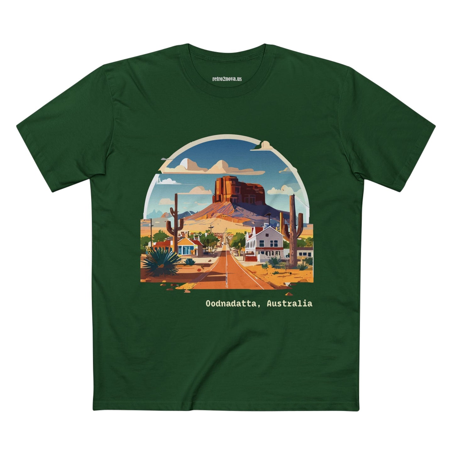 Australia Travel Shirt Unisex Premium Cotton Art Tee With Original Design By Retro2Nova TT21