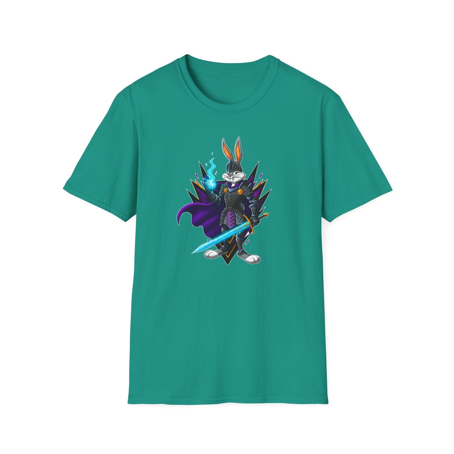 Bugs Bunny Shirt Unisex Gildan Softstyle Tee 100 Percent Cotton Cartoon Graphic Design