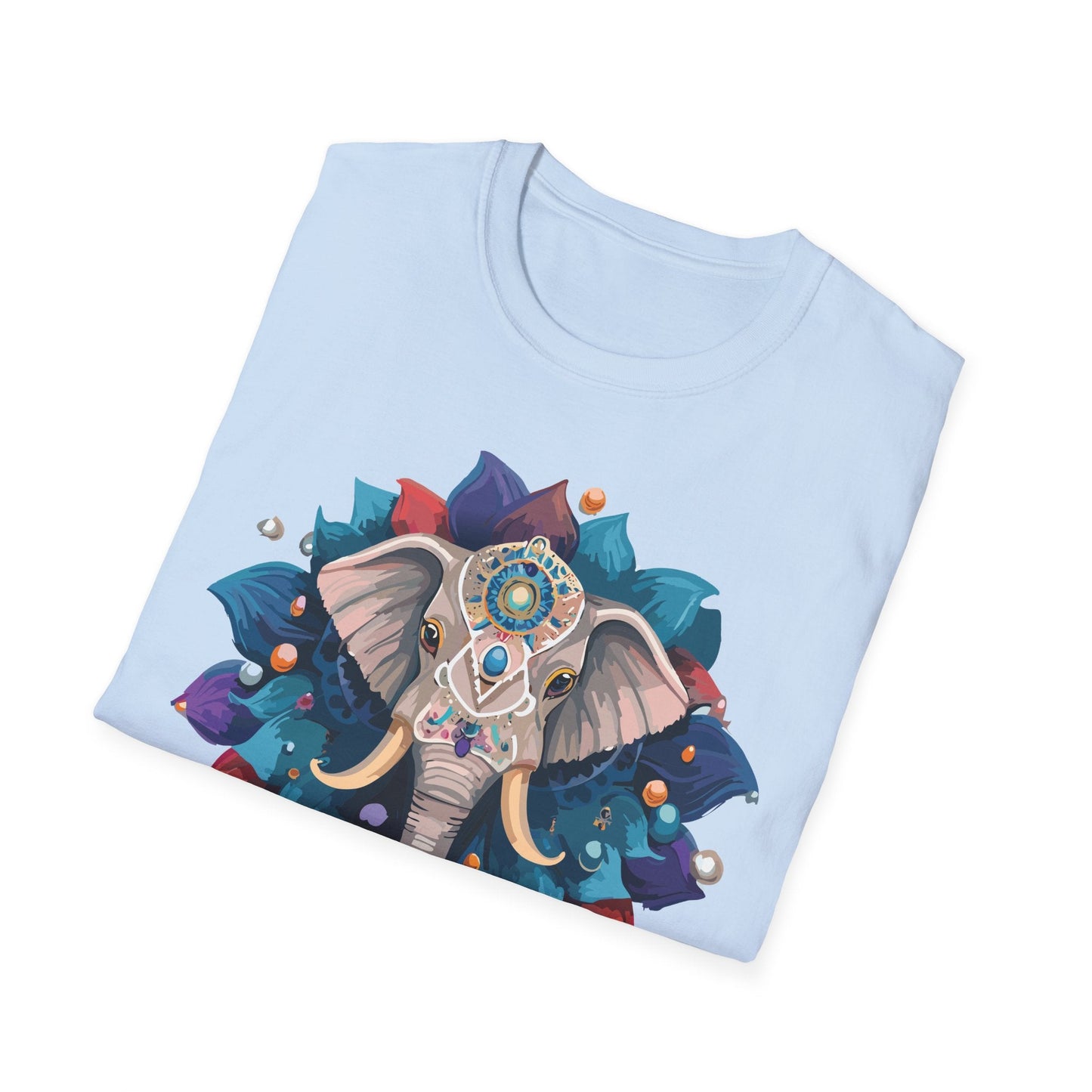 Elephant T Shirt Unisex Softstyle 64000 Short Sleeve Cotton Tee Comfortable Everyday Wear