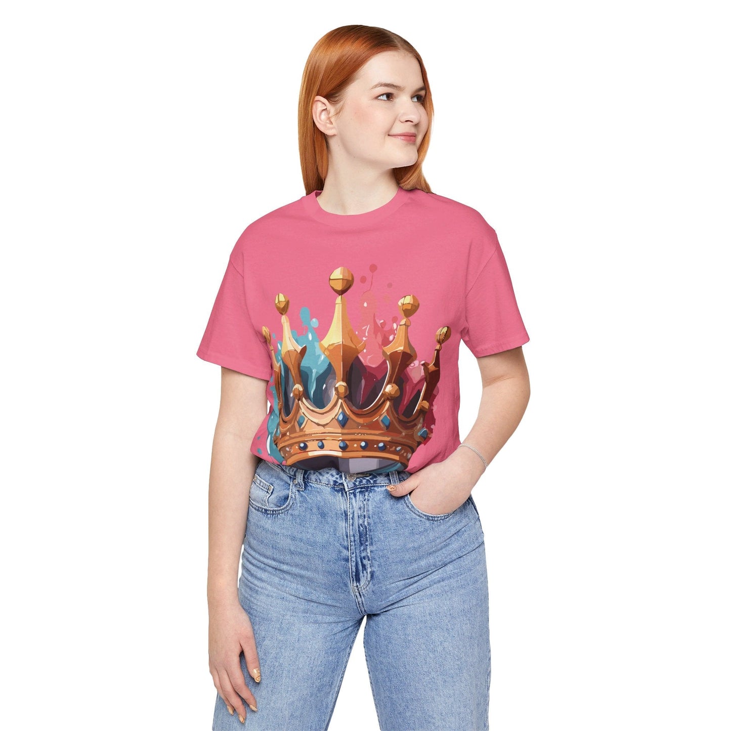 Adelpha Crown Graphic Tee Unisex Vintage Inspired Art Design Short Sleeve Premium Quality