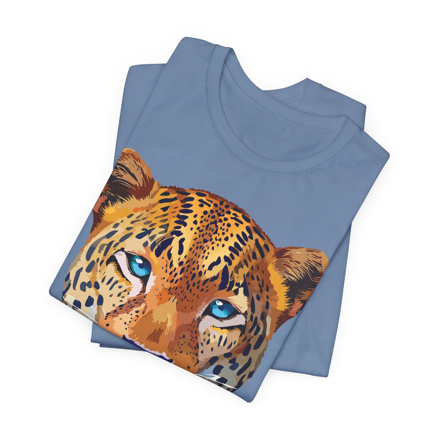 Unisex Animal Print Tee Shirt With Art Design Wild Animals Graphic Tee For Everyday Wear