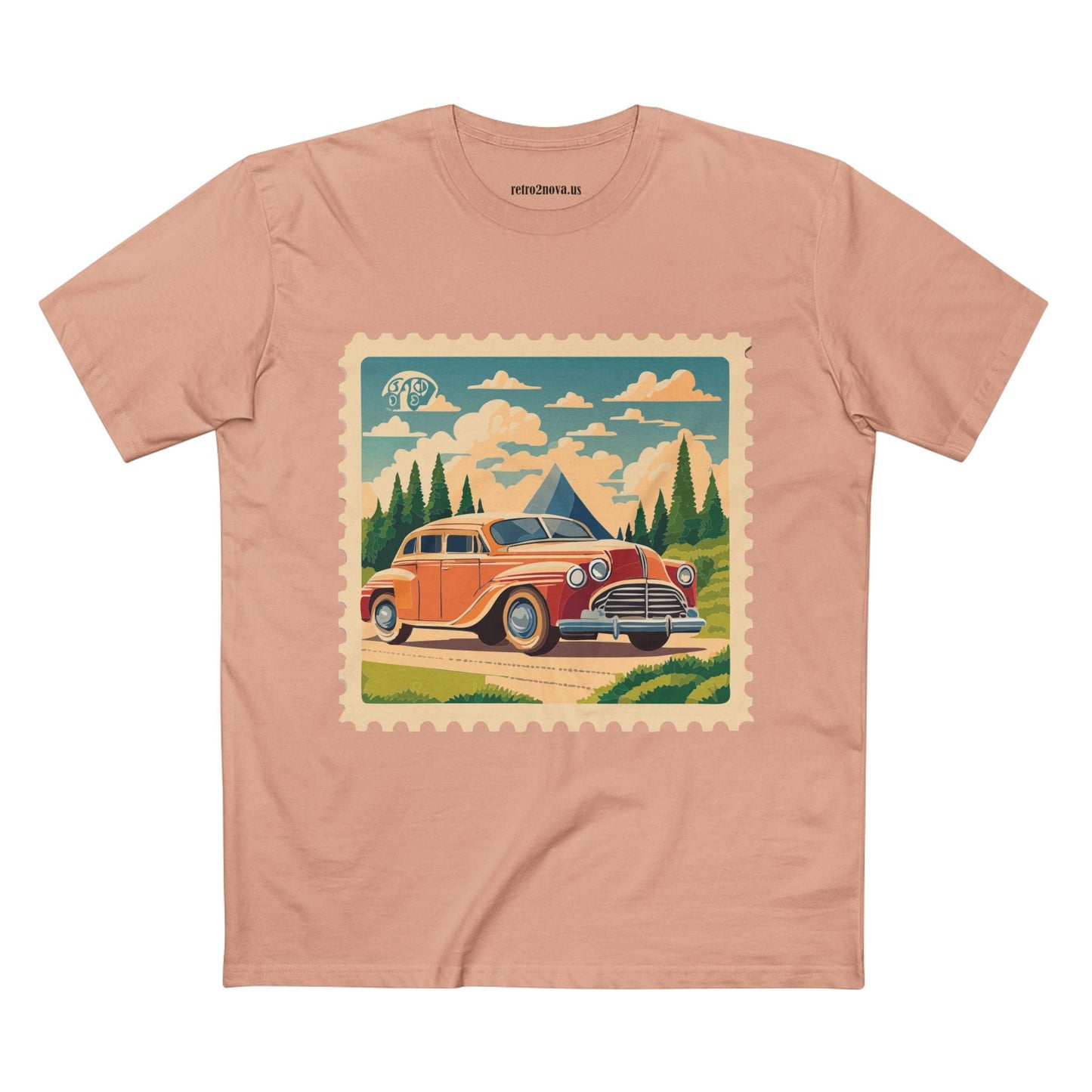 Stamp Shirt Postage Stamp Tee PS-30 Unisex Premium Cotton Original Art Design By Retro2Nova