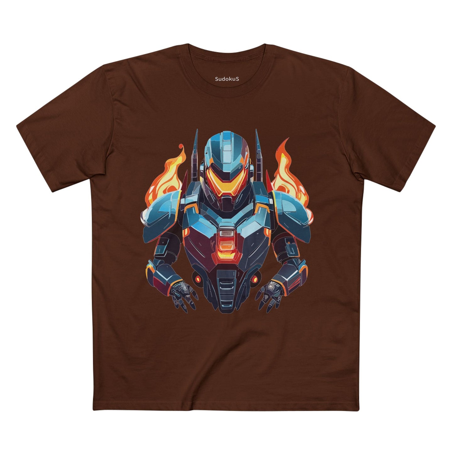 Cyborg Robot Graphic Unisex 100 Cotton Staple Tee 20