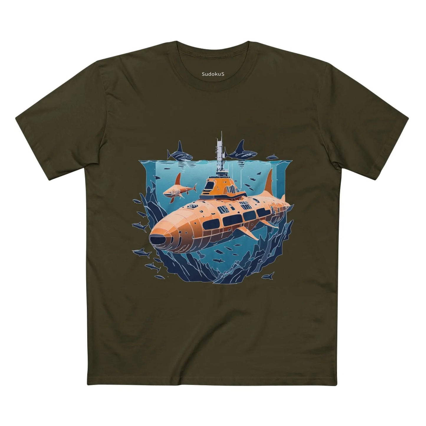 Ocean Coast Graphic Unisex 100 Cotton Staple Tee 13