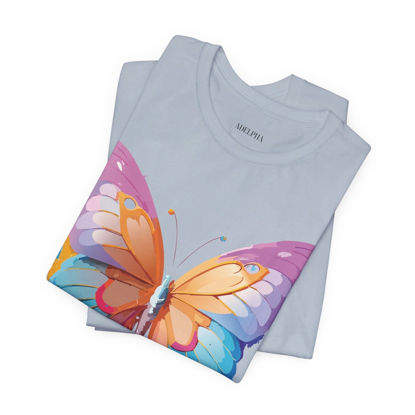 Butterfly Graphic Unisex 100 Cotton Lightweight Vintage Design Jersey Tee 91