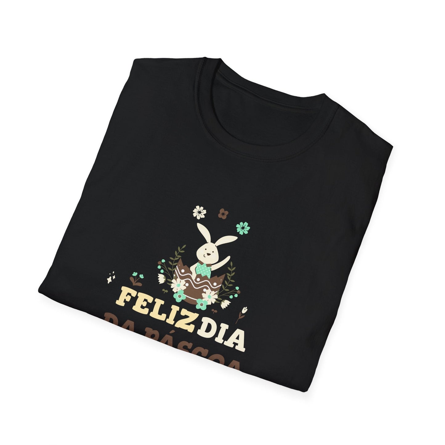 Easter Day T Shirt Unisex Softstyle Tee With Easter Design Print Gildan 64000 Comfort Fit