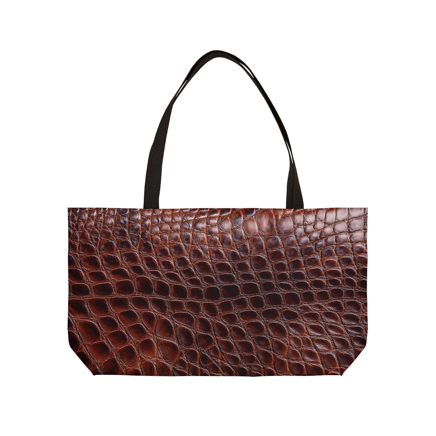 Leather Print Big Bag High-Quality 100% Spun Poly 24x13 Canvas Art Bag L-12