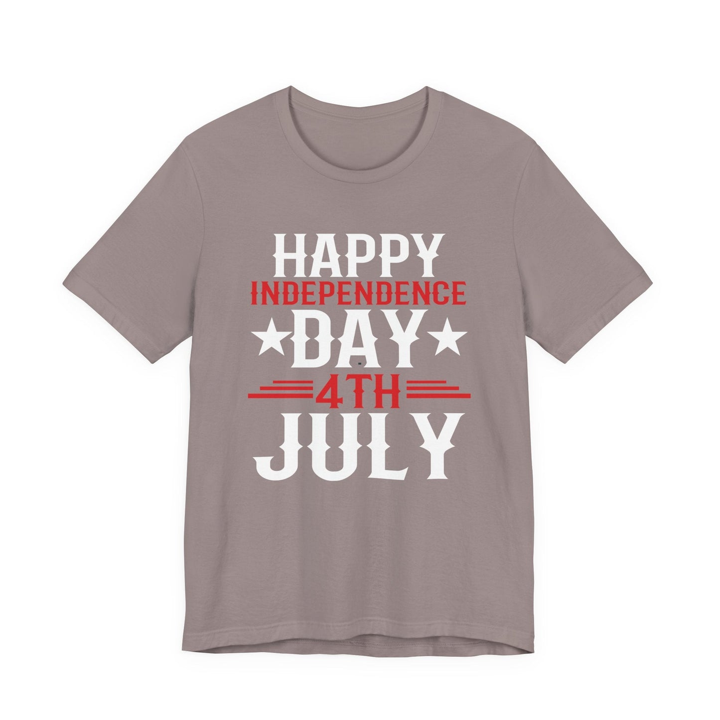 Happy Independence Day Graphic Unisex Cotton T-Shirt 016