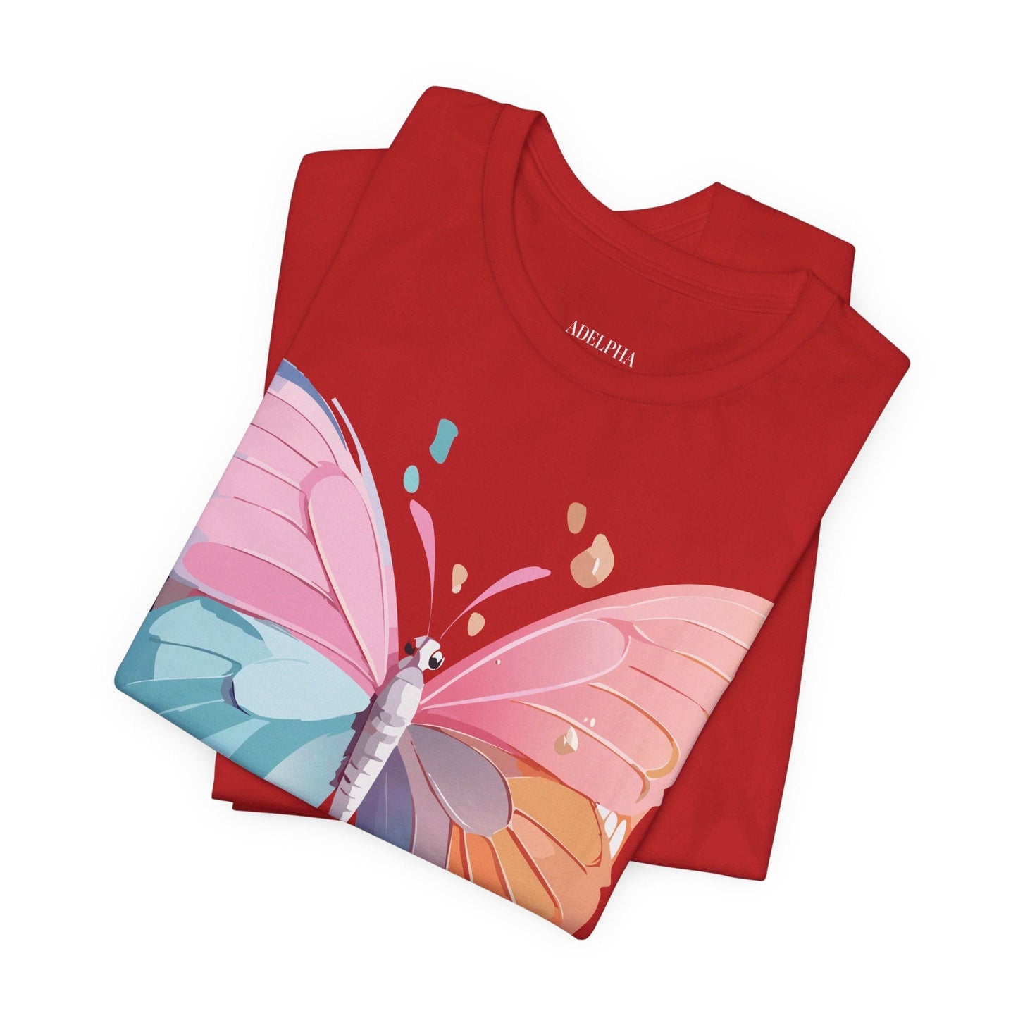 Adelpha Graphic Tee Unisex Short Sleeve Jersey Art Design Vintage Inspired